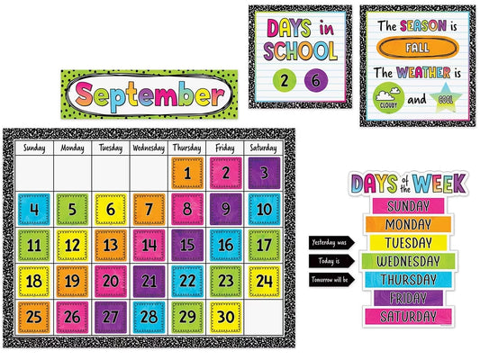 Brights 4Ever Calendar Bulletin Board Set - US 9329