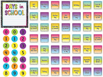 Brights 4Ever Calendar Bulletin Board Set - US 9329