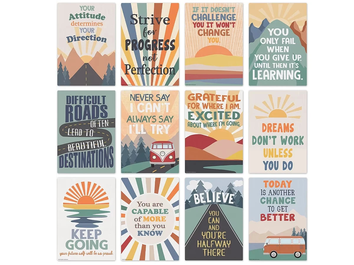 Moving Mountains Motivational Small Poster Pack - US 2667