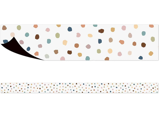Everyone Is Welcome Painted Dot Magnetic Border - US 2195