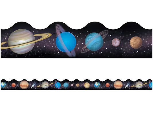 Solar System Scalloped Border - US 6127
