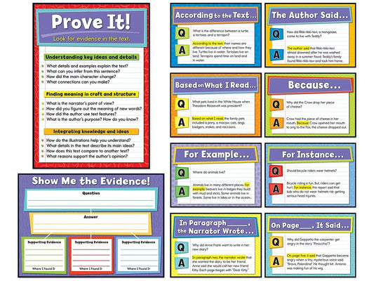 Evidence-Based Reading and Writing Bulletin Board Set - US 5809