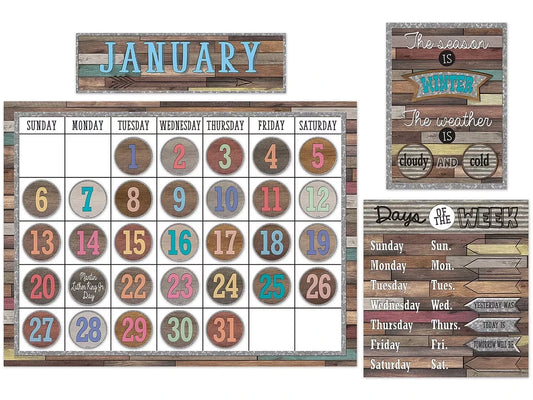 Home Sweet Classroom Calendar Bulletin Board Set - US 6592