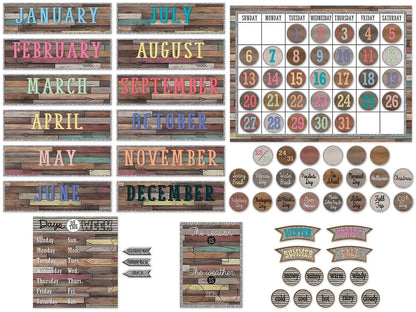 Home Sweet Classroom Calendar Bulletin Board Set - US 6592