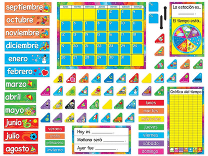 Spanish Calendario Anual Bulletin Board Set - US 5466