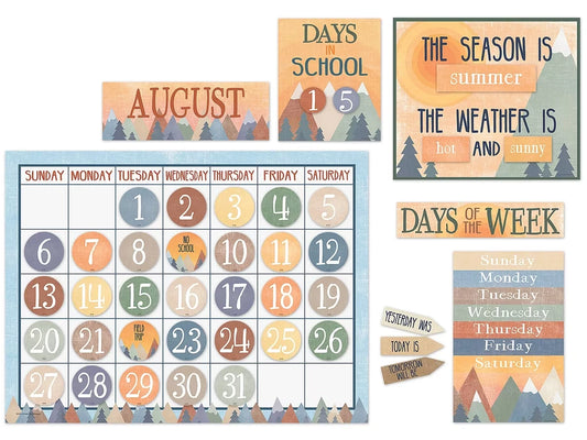 Moving Mountains Calendar Bulletin Board Set - US 5589