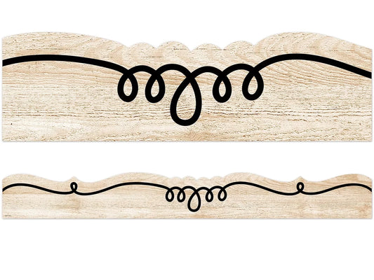 Loop-De-Loop Wood  Border - US 6342