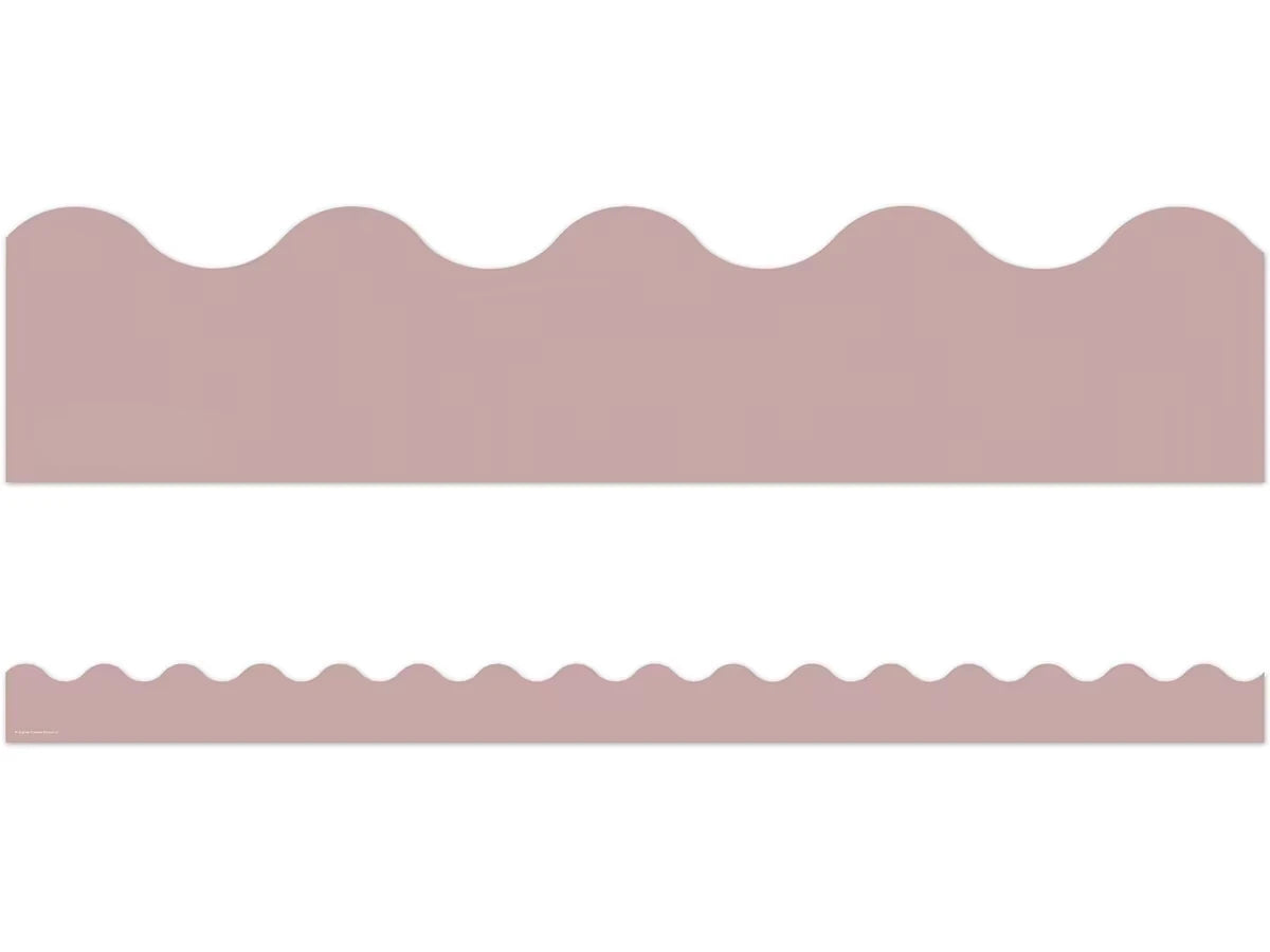 Everyone Is Welcome Light Mauve Scalloped Border - US 4428