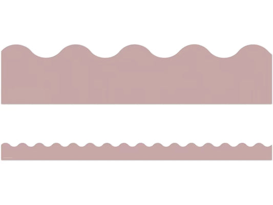 Everyone Is Welcome Light Mauve Scalloped Border - US 4428
