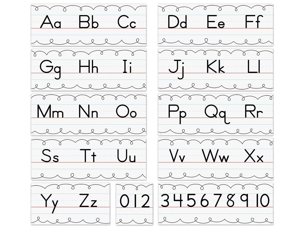 Traditional Manuscript Bulletin Board Set - US 5195