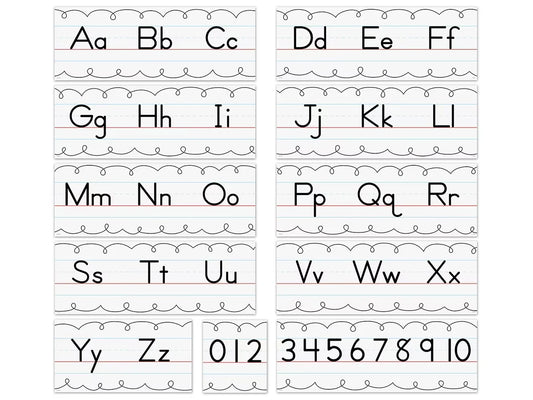 Traditional Manuscript Bulletin Board Set - US 5195
