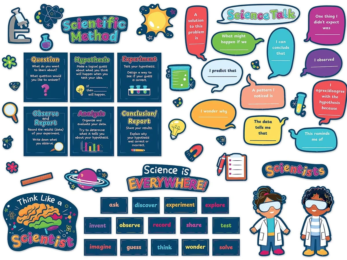 Science Talk Bulletin Board Set - US 8409