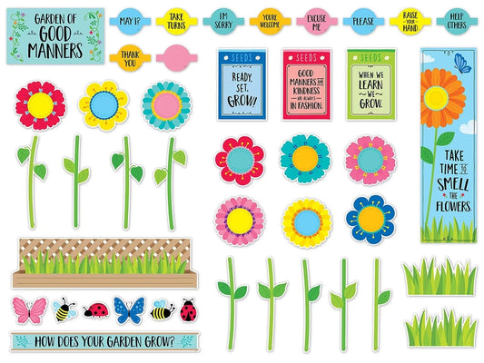 Garden of Good Manners Bulletin Board Set - US 9221