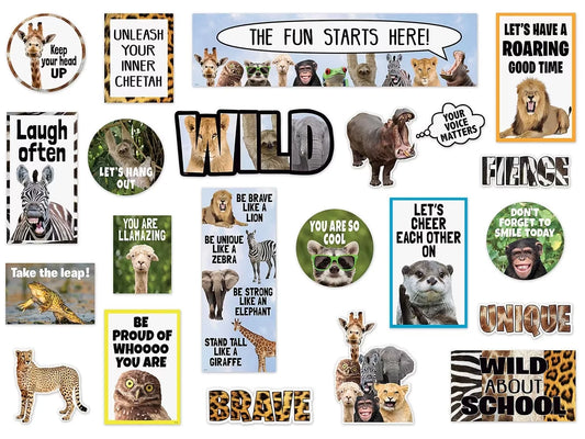 Go Wild Animals Mini Bulletin Board Set - US 1504