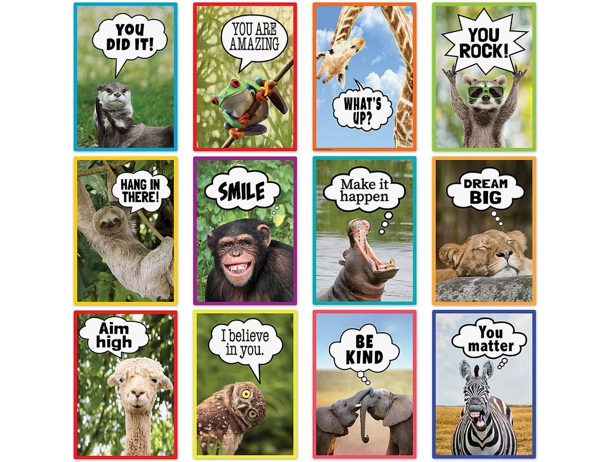 Go Wild Animals Motivational Small Poster Pack - US 1579