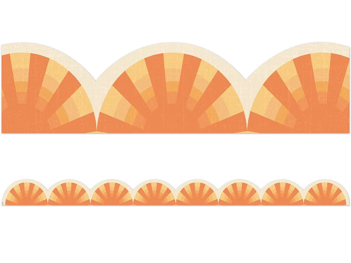 Moving Mountains Sunshine Scalloped Border - US 8396