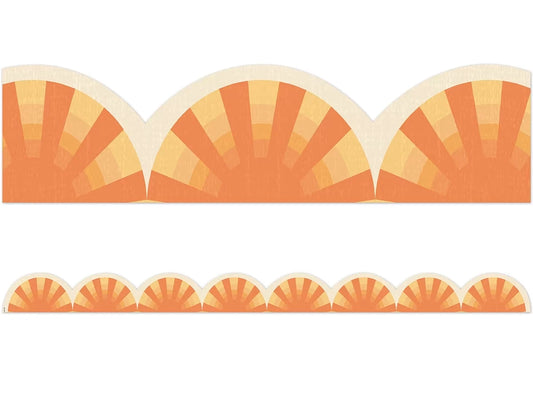 Moving Mountains Sunshine Scalloped Border - US 8396