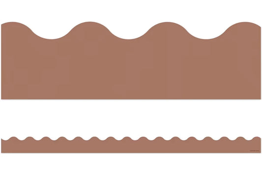 Mocha Scalloped Border - US 2864