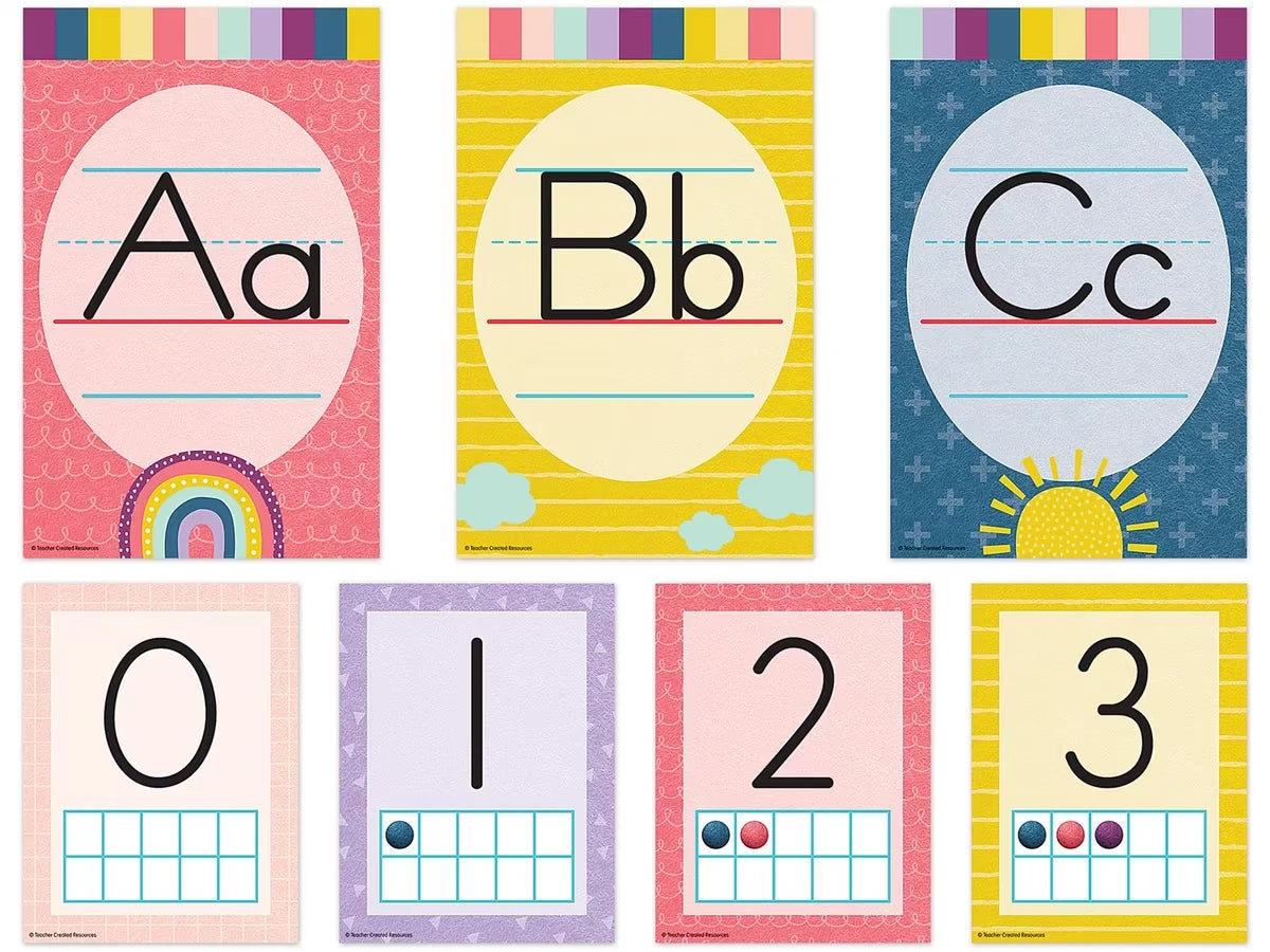 Oh Happy Day! Alphabet Card Bulletin Board Set - US 7635