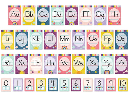 Oh Happy Day! Alphabet Card Bulletin Board Set - US 7635