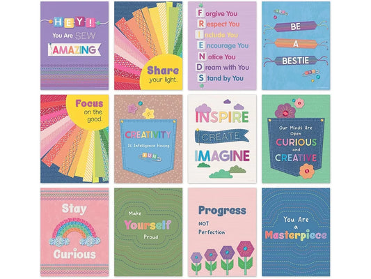 Crafty and Cool Motivational Mini Poster Pack - US 9994