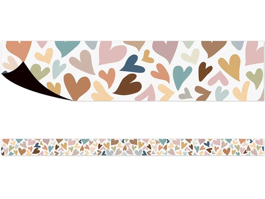 Everyone Is Welcome Hearts Magnetic Border - US 3877