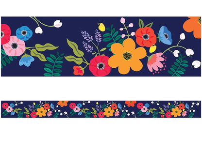 Petals & Prickles Double-Sided Floral Border - US 6833