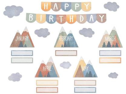 Moving Mountains Birthday Bulletin Board Set - US 2863