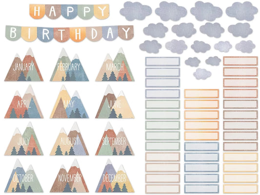 Moving Mountains Birthday Bulletin Board Set - US 2863