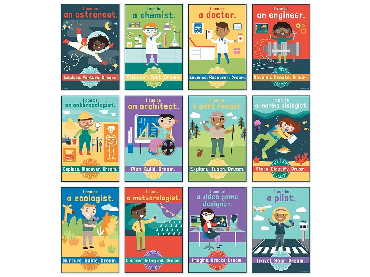 STEAM Careers Bulletin Board Set - US 4819