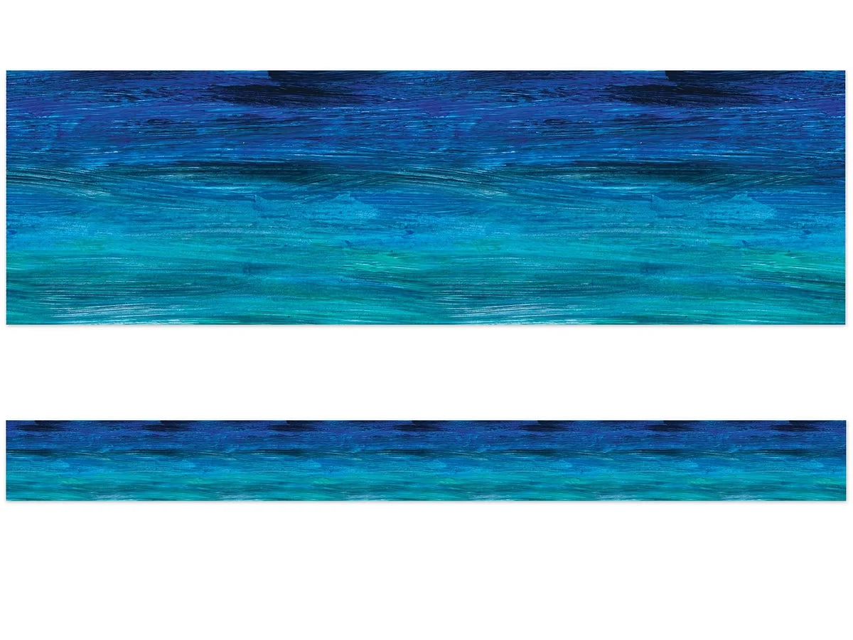 Eric Carle Shades of Blue Border - US 5740