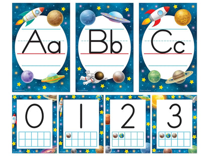 Outer Space Crew Alphabet Bulletin Board Set - US 8118