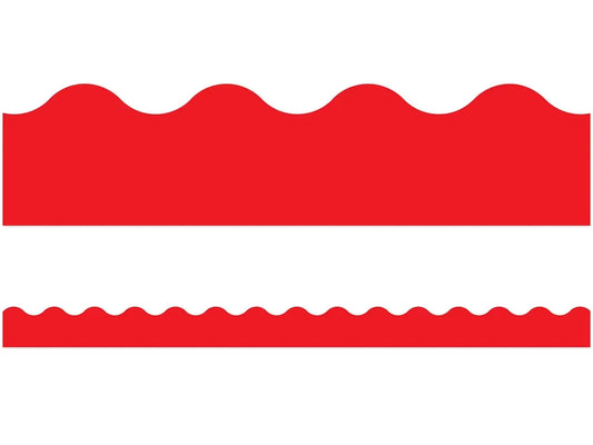 Red Scalloped Border - US 6101