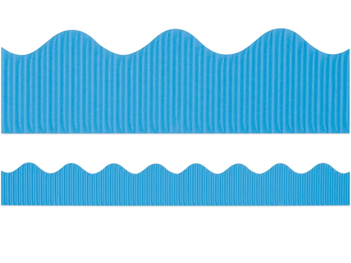 Bright Blue Scalloped Bordette® - US 7430