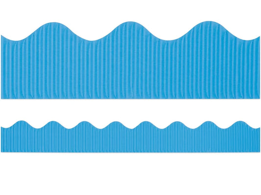 Bright Blue Scalloped Bordette® - US 7430