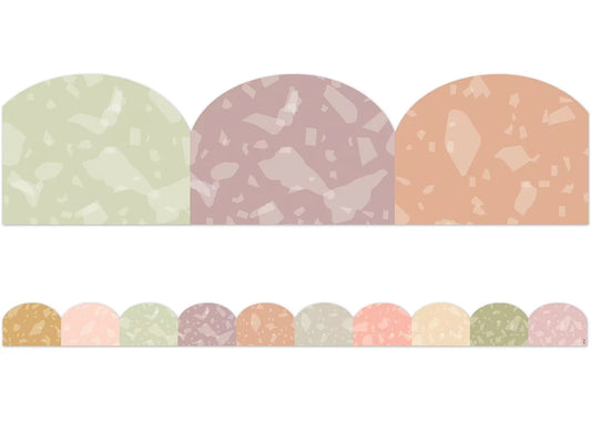 Terrazzo Tones Scalloped Border - US 4613