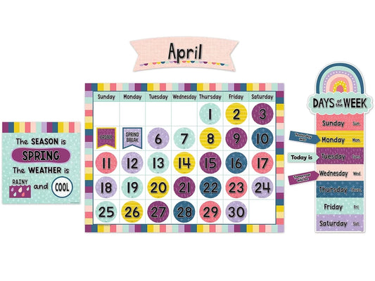 Oh Happy Day! Calendar Bulletin Board Set - US 8886