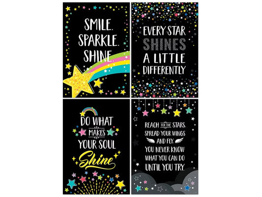 Star Bright Motivational Poster Pack - US 4679