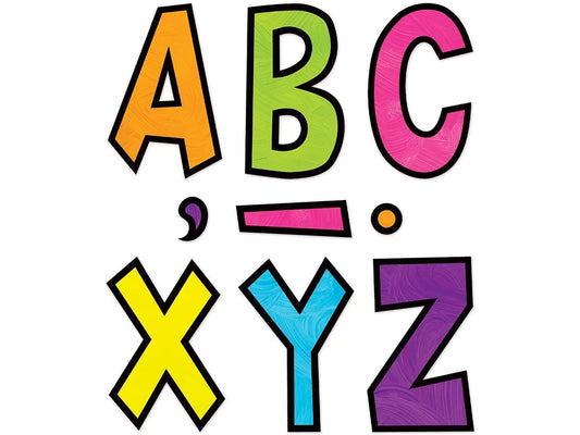 Brights 4Ever 7" Punch-Out Letters - US 7077