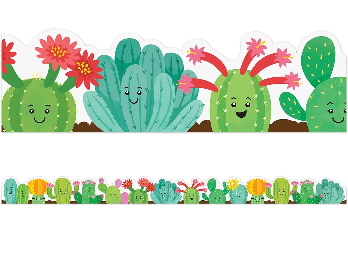 Happy Cactus Crew Border - US 4277