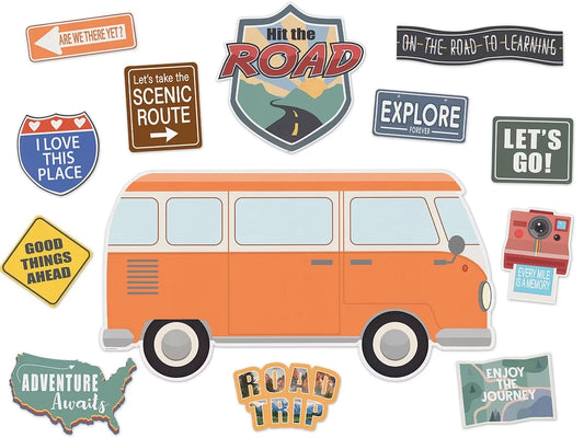 Moving Mountains Hit the Road Bulletin Board Set - US 1628