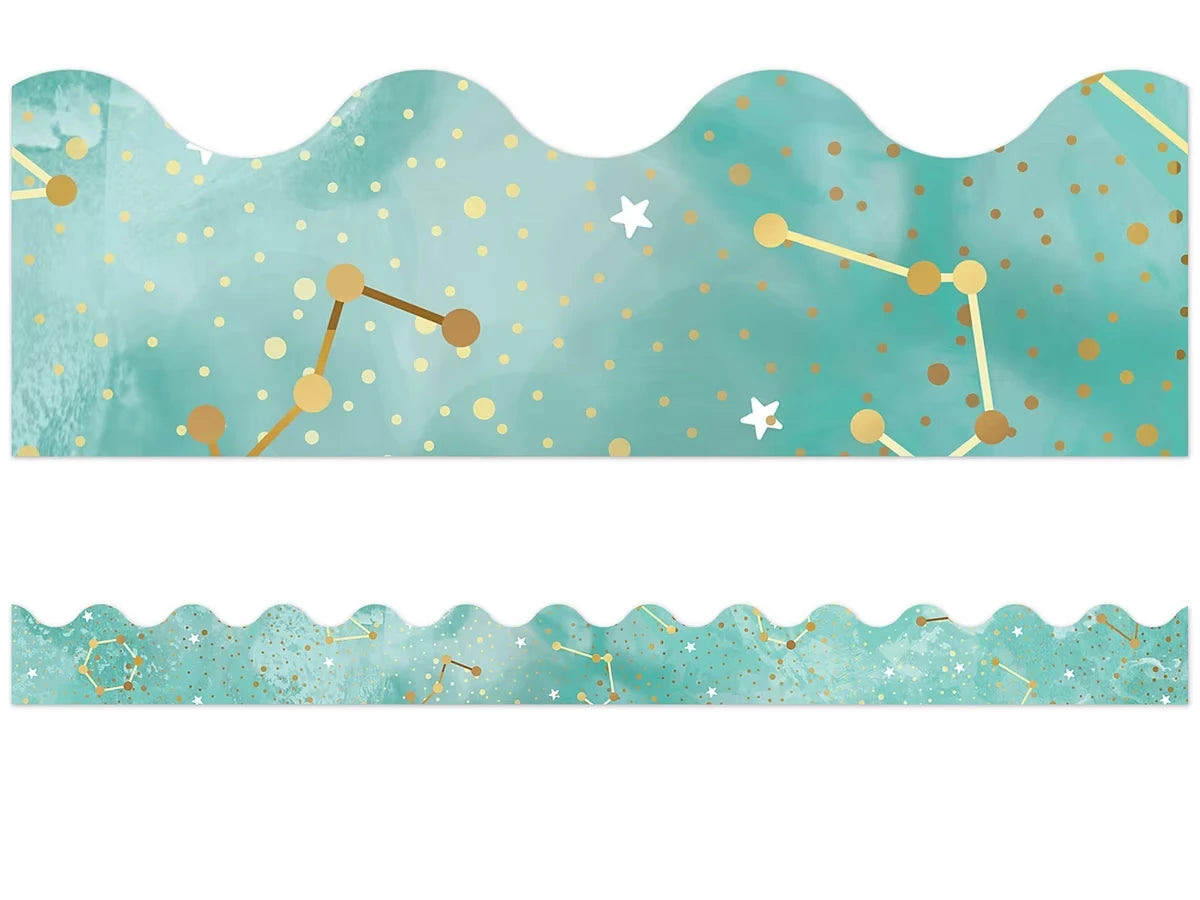 Galaxy Constellations Scalloped Border - US 7538