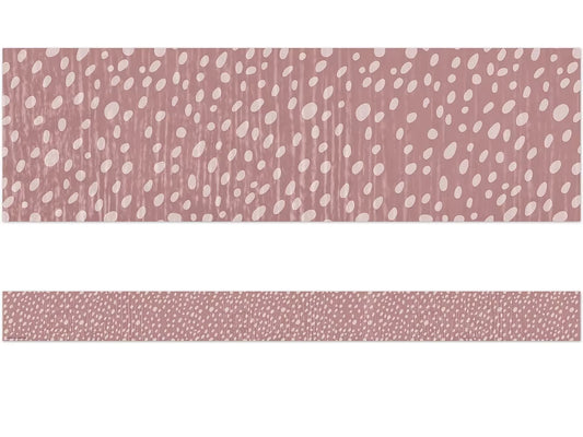 Classroom Cottage Rose Dot Border - US 5493