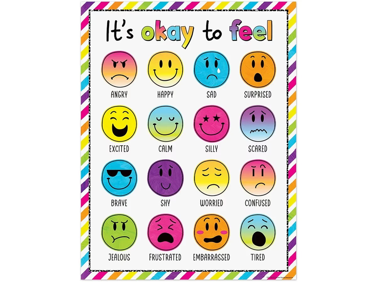Brights 4Ever It’s Okay to Feel Poster - US 9393