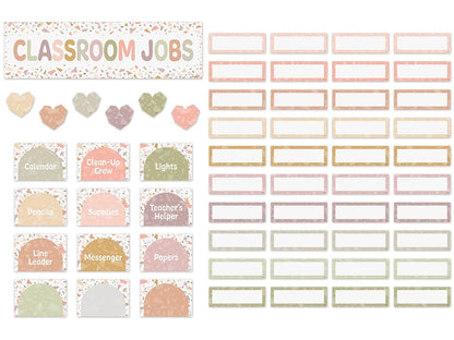 Terrazzo Tones Classroom Jobs Bulletin Board Set - US 3473