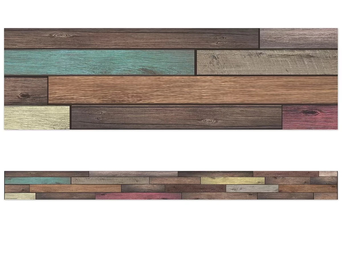 Home Sweet Classroom Reclaimed Wood Border - US 5666