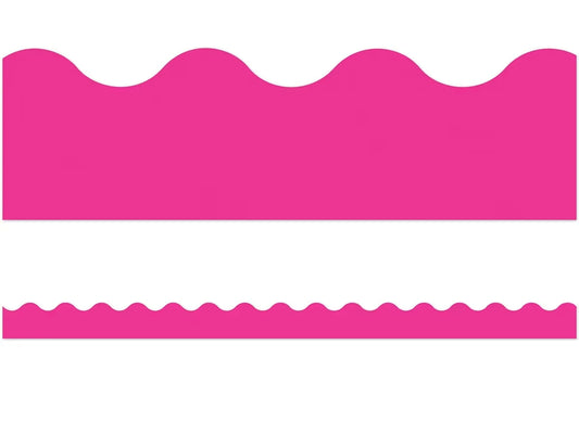 Vivid Pink Scalloped Border - US 5443