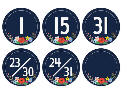 Wildflowers Calendar Mini Accents - US 3055
