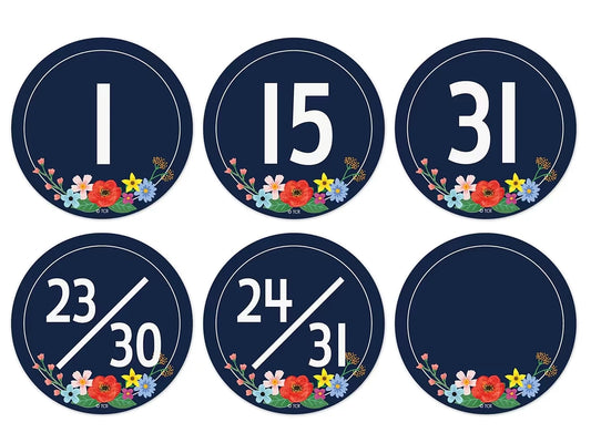 Wildflowers Calendar Mini Accents - US 3055