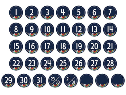 Wildflowers Calendar Mini Accents - US 3055